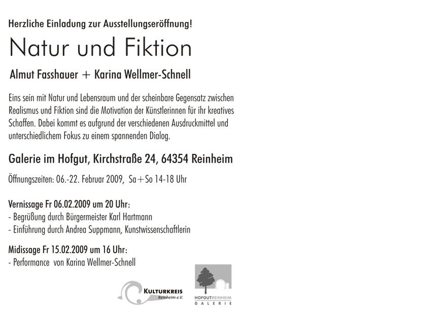 Almut Fasshauer Ausstellung | Natur und Fiktion